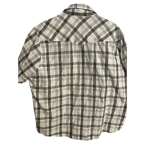 Wrangler  Western shirt Mens  sz 2x  short sleeve Pear snap - Picture 4 of 4